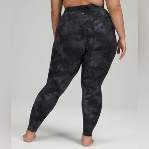 NWT Lululemon Align High-Rise Pant 28" Diamond Dye Pitch Grey Graphite size 14